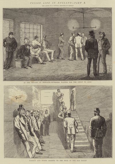 Vita carceraria in Inghilterra, Parte I, la carriera di un detenuto da Alfred Chantrey Corbould